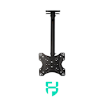 Plafondbeugel 460mm/880mm hoog