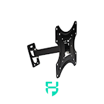 Muurbeugel met enkele armsteun