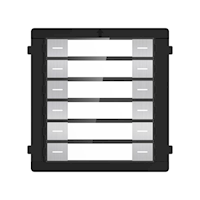 DS-KD-K12/S , Nametag module 12 beldrukkers RVS